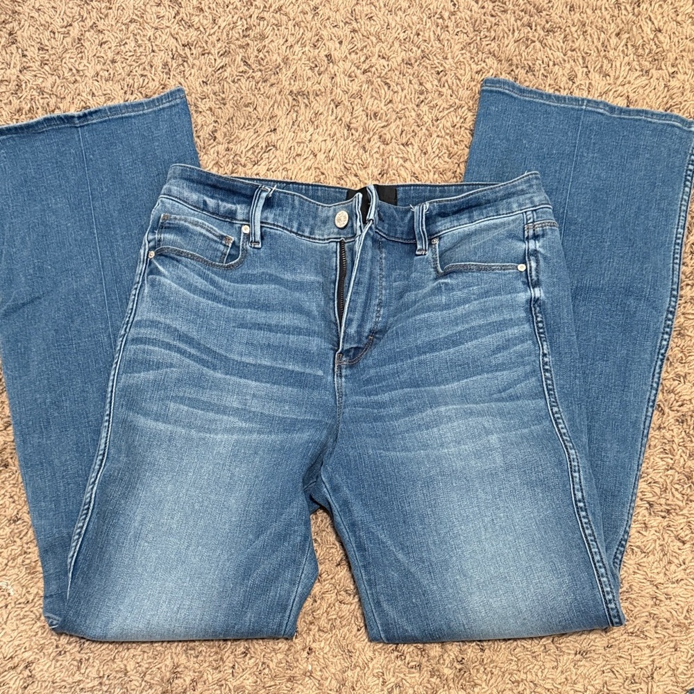 White House Black Market Straight Leg Blue Jeans
